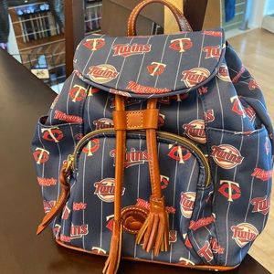 Dooney & Bourke Medium Murphy Backpack with MN Twins Pattern
